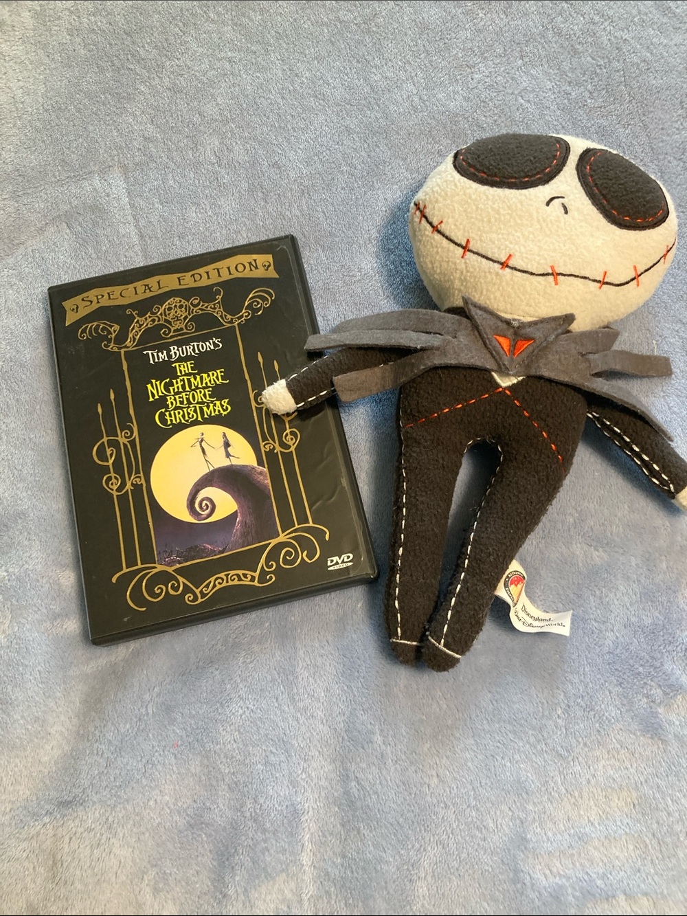 Nightmare before Christmas DVD and plush